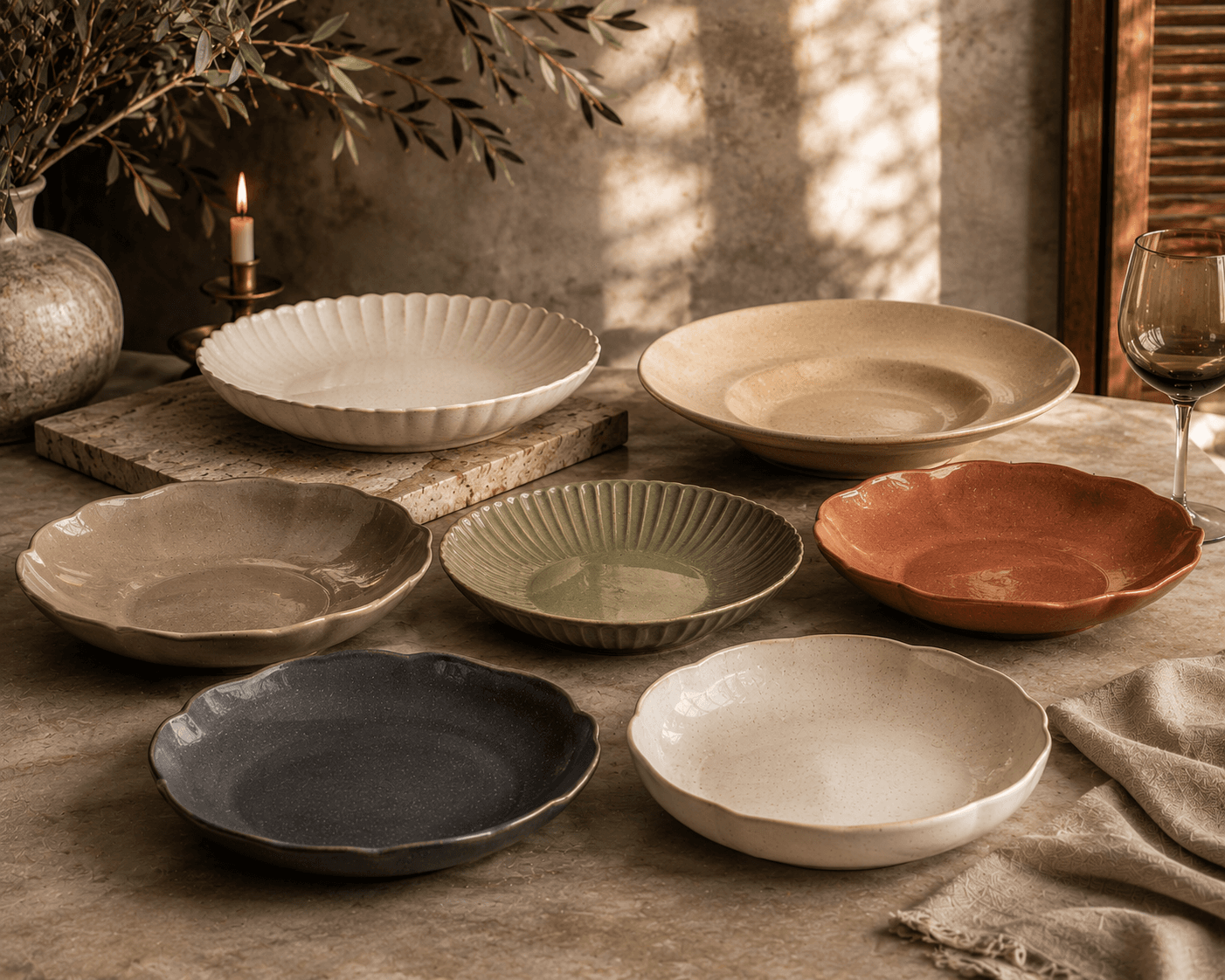 Botanical Garden Pasta Plate